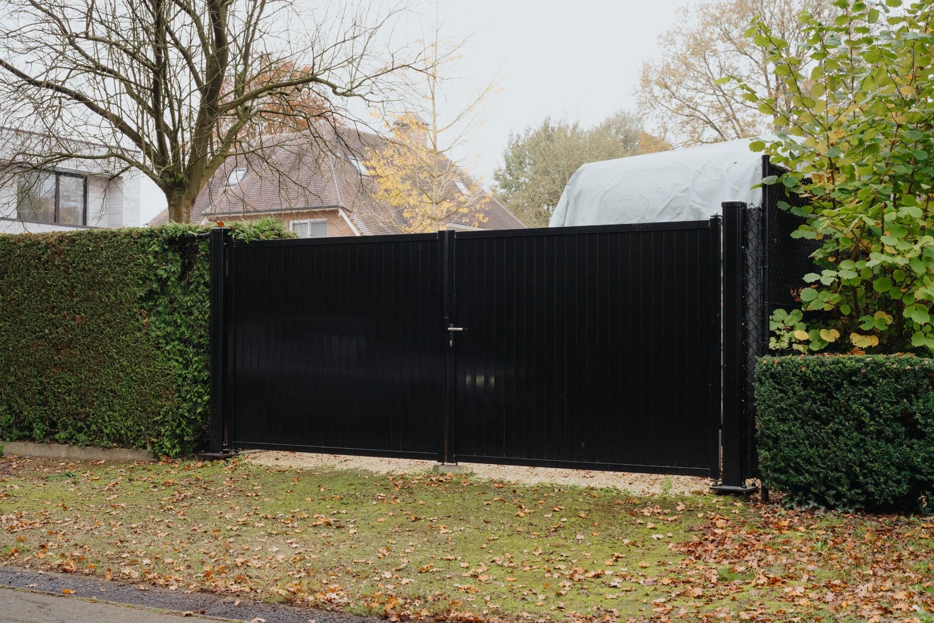 Poort gerealiseerd door faassen hekwerken